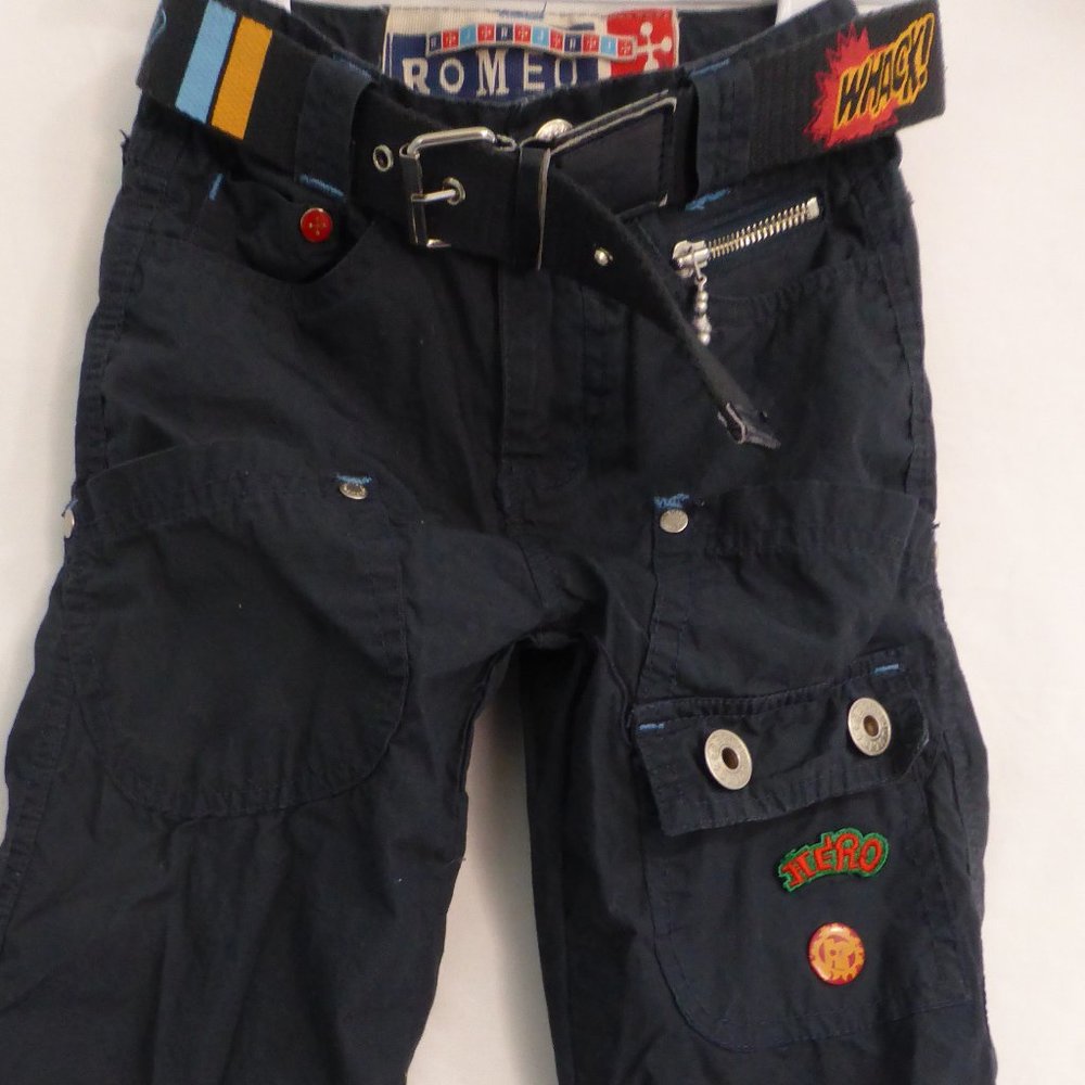 ROMEO & JULIETTE, 5, navy blue cargo pants